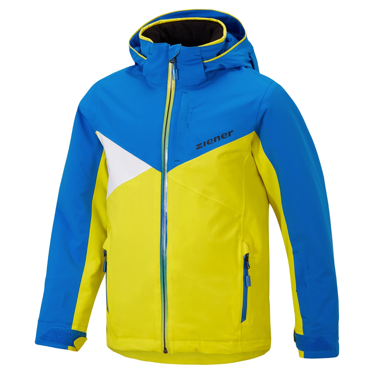 Ziener Damen Skijacke Modell Toja Lady Teamwear mit DERMIZAX® -Membran Art. 184921-672798 yellow persian blue