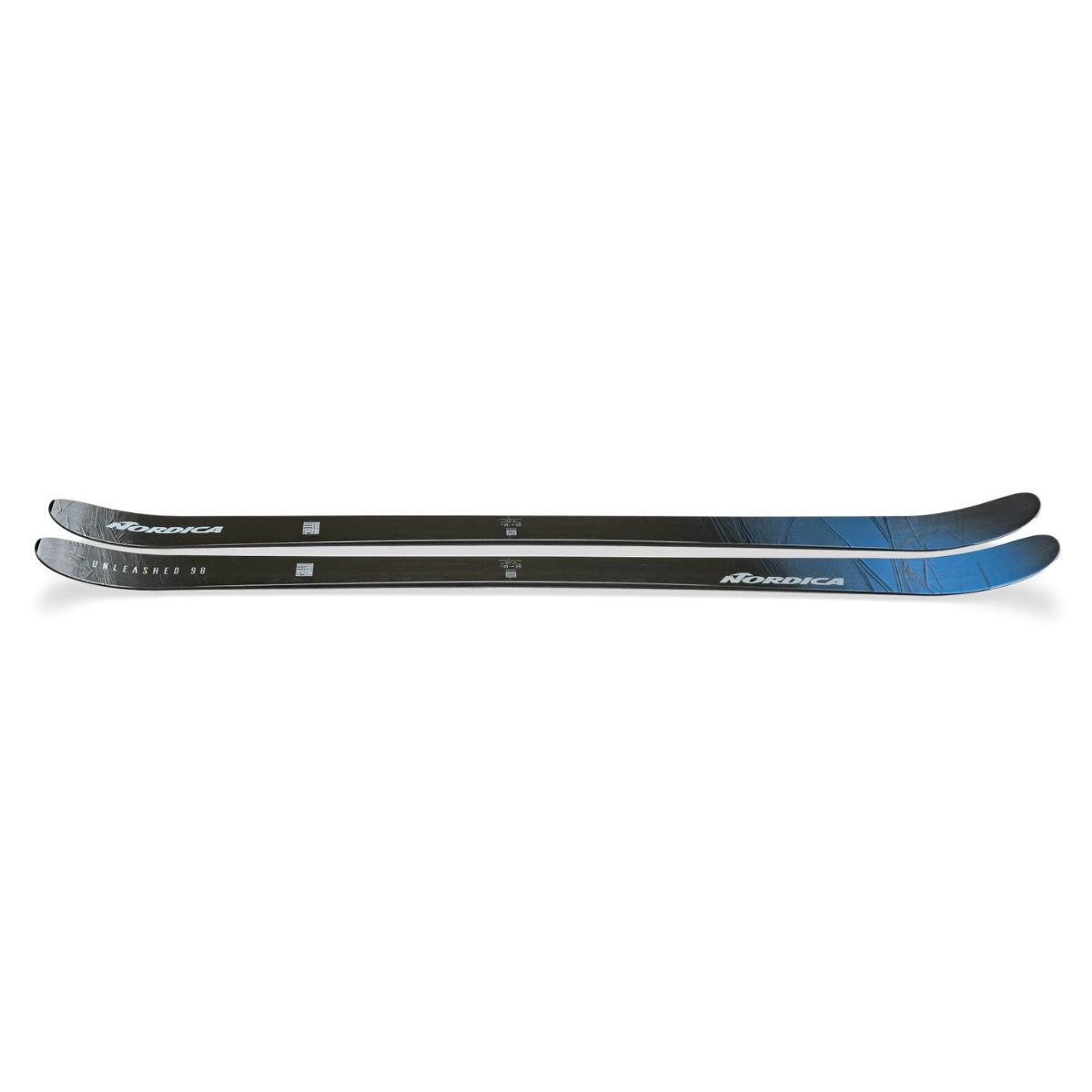 Nordica Freeski Unleashed 98 Flat ice-blue-black Freeride Ski Art. 0A359700 