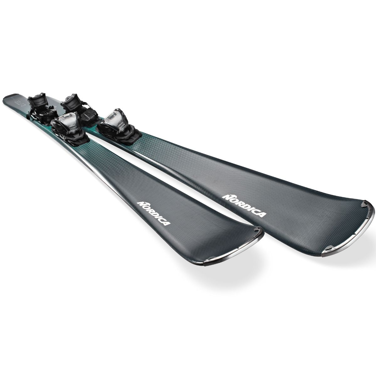Nordica Skiset Belle 73 + TP2 Comp 10 FDT grey aqua All-Mountain Skiset Art. 0A3566SA