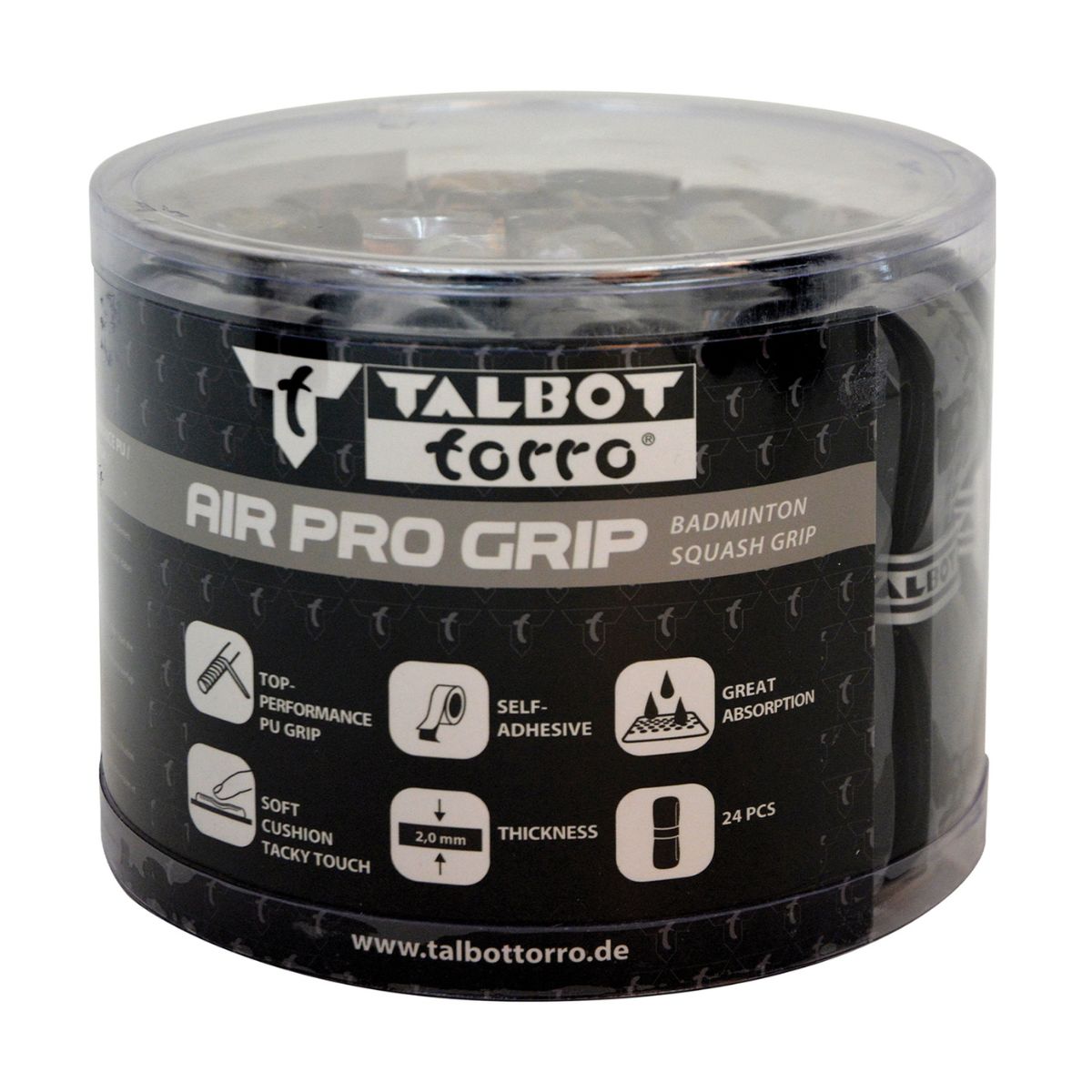 Talbot-Torro 1 Griffband Air Pro Grip für Badminton, Squash, Speedminton etc.   Art. 449163
