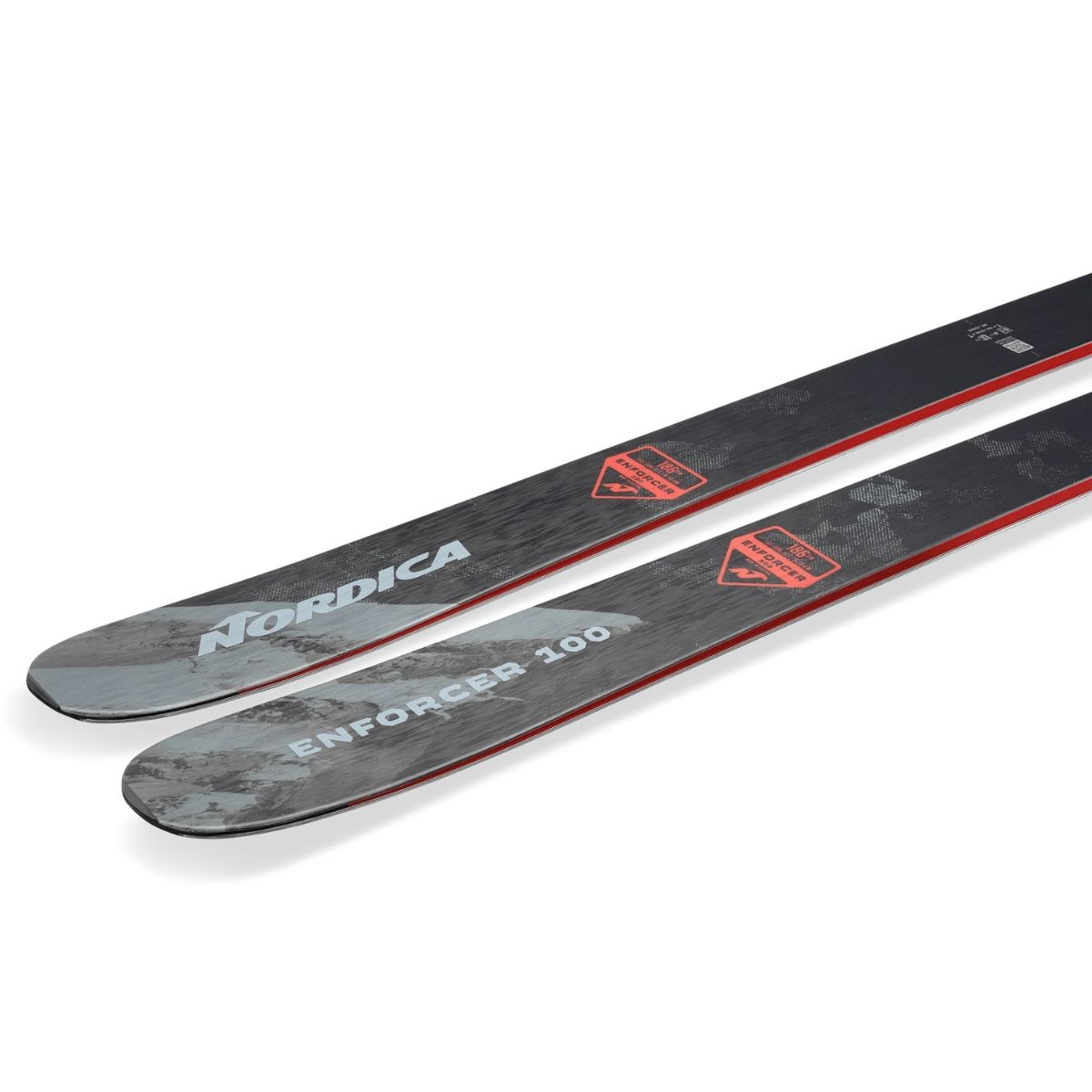 Nordica Ski Enforcer 100 Flat red black All-Mountain Freeride Ski Art. 0A358400