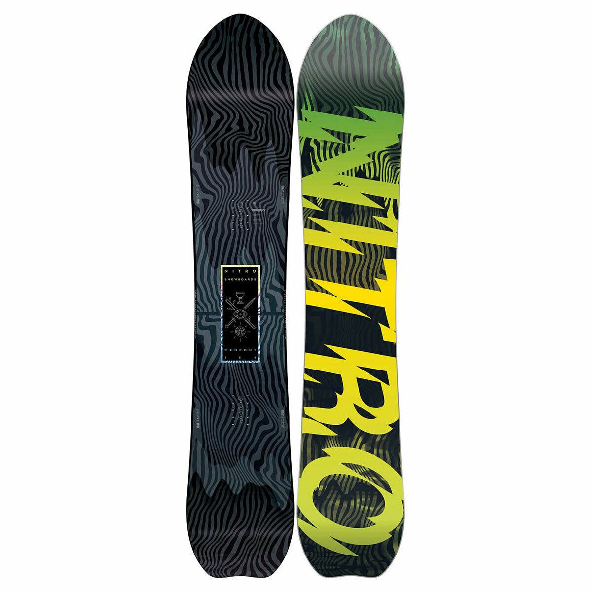 NITRO Allmountain Freeride Snowboard Modell DROPOUT Art. 1201-830438